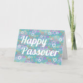 Moderne Happy Pessach Foil Holiday Card (Vorderseite)