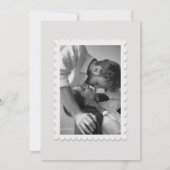 Moderne Happy Valentines Day Foto Dankeskarte (Rückseite)