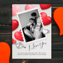 Moderne Happy Valentines Day Foto