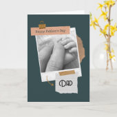 Moderne Happy Vatertag Card Karte (Gelbe Blume)