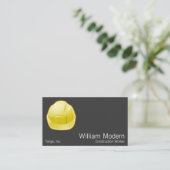 Moderne Hard Hat Konstruktionsarchitektur Visitenkarte (Stehend Vorderseite)