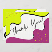 Moderne Harmonie Dankeskarte (Vorne/Hinten)