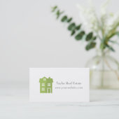 Moderne Haus-Ikonen-wirkliche Visitenkarte (Stehend Vorderseite)