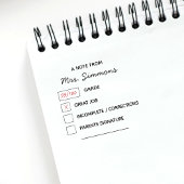 Moderne Hausaufgaben für Lehrer Gummistempel