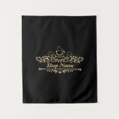 Moderne, hausgemachte Kaffeebäckerei - kundenspezi Wandteppich (Vorderseite)