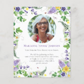 Moderne Haushaltsfloralfeier zur Beerdigung des Le Flyer (Hinten)