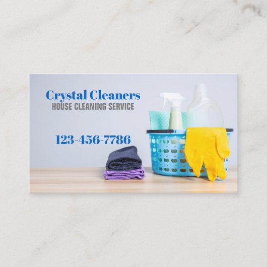 Moderne Haushaltshilfe Visitenkarte (Vorderseite)