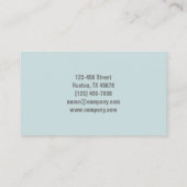 Moderne Haushaltshilfe Visitenkarte (Rückseite)