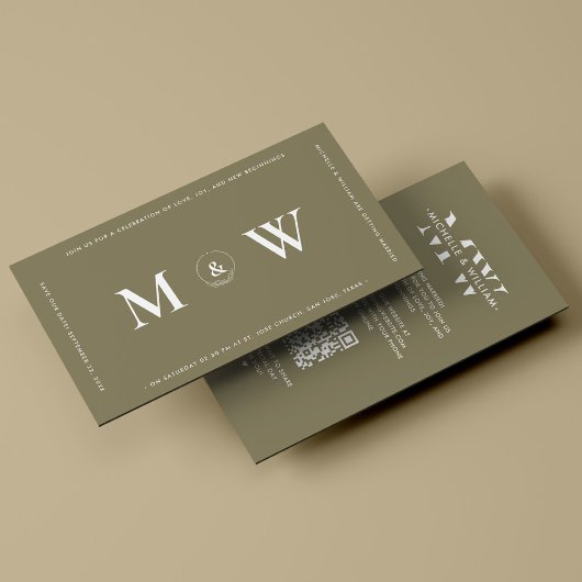 Moderne Haushaltshochzeiten retten das Datum Taupe Begleitkarte