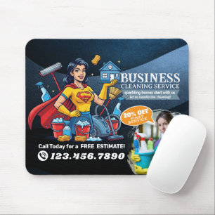 Moderne Hausreinigung Haushälterin Service Hausrei Mousepad