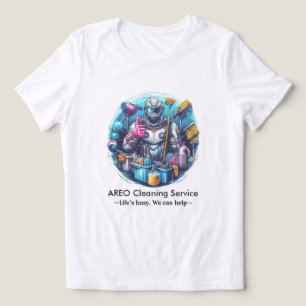 Moderne Hausreinigung Haushälterin Service Hausrei Tri-Blend Shirt