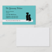 Moderne Haustier-PflegenVisitenkarten Visitenkarte (Vorne/Hinten)