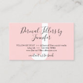 Moderne Hautpflegegeräte nach der Pflege Visitenkarte (Vorderseite)