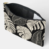 Moderne hawaiianische Blätter Zubehörtasche (Offen)
