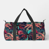 Moderne hawaiianische Druckvogel mit Paradiesmuste Duffle Bag (Vorderseite)