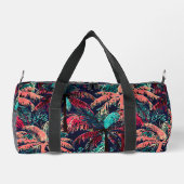 Moderne hawaiianische Druckvogel mit Paradiesmuste Duffle Bag (Rückseite)