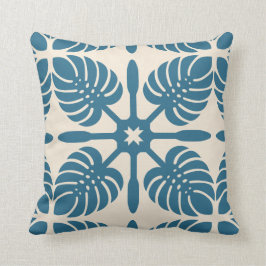 MODERNE HAWAISCHE KLEINPILLOW - Monstera Kissen