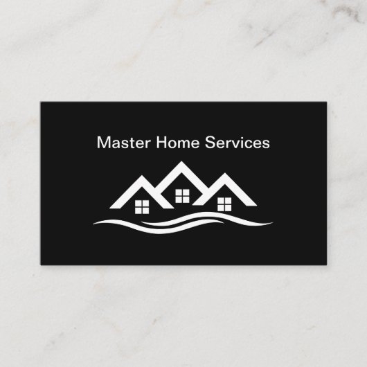 Moderne Heimservices Visitenkarte (Vorderseite)