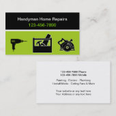 Moderne Heimwerker-Visitenkarten Visitenkarte (Vorne/Hinten)