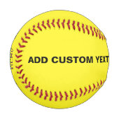 MODERNE, HELL-GELB-BILD-TEMPLATE BASEBALL (Vorderseite Links)