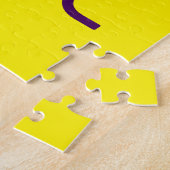 MODERNE, HELL-GELB-BILD-TEMPLATE PUZZLE (Seite)