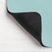 Moderne hellblaue monogrammierte Anfangsbuchstaben Mousepad (Ecke)