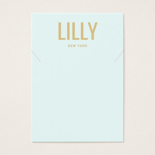 Moderne hellblaue Netzwerkkarte (Vorderseite)