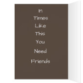 Moderne, helle Blume - Wohlfühlkarte (Innen (Links))