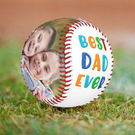Moderne, helle Farben BEST VATER JE Vatertag Baseball