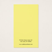 Moderne, helle, fette Farben mit Grafikkarte (Rückseite)