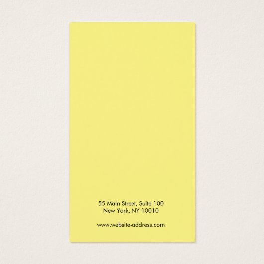 Moderne, helle, fette Farben mit Grafikkarte (Rückseite)