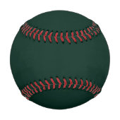 Moderne helle gelbe Anfangsbuchstaben Baseball (Rückseite)