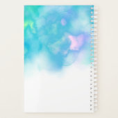 Moderne, helle Minze Aquarellnägel Planer (Rückseite)