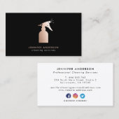 Moderne helle Rose Gold Clearing Services Visitenkarte (Vorne/Hinten)