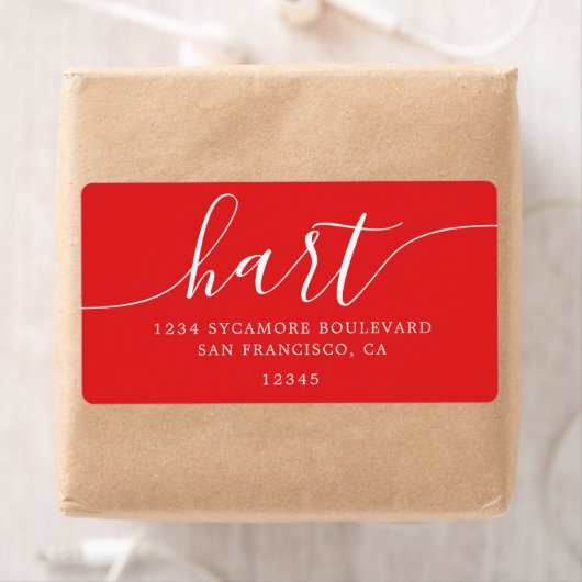 Moderne, helle Rücksendeadresse (Insitu)