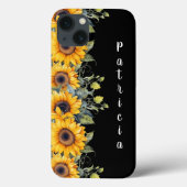 Moderne helle Sonnenblumen Gelb Case-Mate iPhone Hülle (Rückseite)