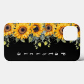 Moderne helle Sonnenblumen Gelb Case-Mate iPhone Hülle (Rückseite (Horizontal))