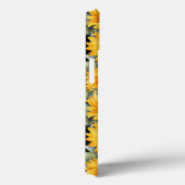 Moderne helle Sonnenblumen Gelb Case-Mate iPhone Hülle (Rückseite / Rechts)