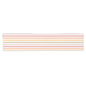 Moderne, helle Streifen Kurzer Tischläufer (Horizontal)