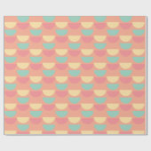 Moderne, helle und farbenfrohe Formen geometrisch Geschenkpapier (Flach)