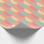 Moderne, helle und farbenfrohe Formen geometrisch Geschenkpapier (Ecke)