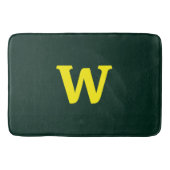 Moderne, hellgelbe Anfangsbuchstaben Badematte (Vorderseite)