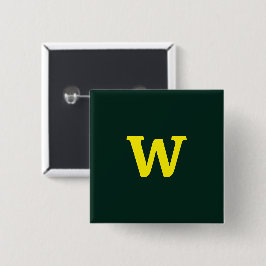 Moderne, hellgelbe Anfangsbuchstaben Button