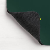 Moderne, hellgelbe Anfangsbuchstaben Mousepad (Ecke)