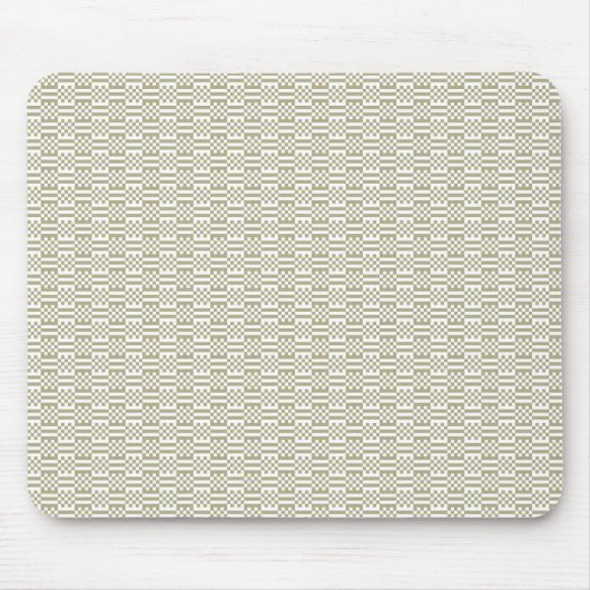 Moderne Hellgrüne Geometrische Mauspad-Muster Mousepad (Vorne)