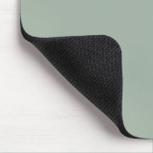 Moderne hellgrüne Monogramm-Initialen personalisie Mousepad (Ecke)