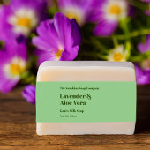 Moderne hellgrüne Seifenband Einladungsbanderole