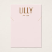 Moderne, hellrosa Netzkleckenkarte (Vorderseite)