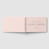Moderne hellrot rosa Hochzeitsnamen datieren echt Gästebuch (Voll)