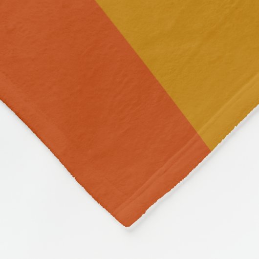 Moderne Herbst-Abstrakte Wavy-Linien in Erdtönen Fleecedecke (Ecke)